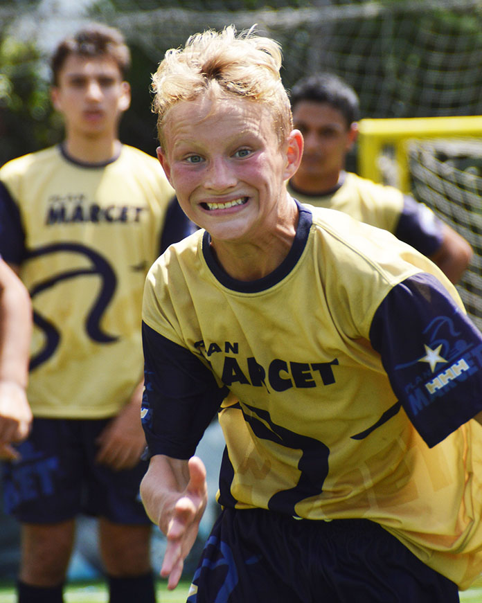 Trym Brunmark en 2017, durante su primera experiencia en Marcet.